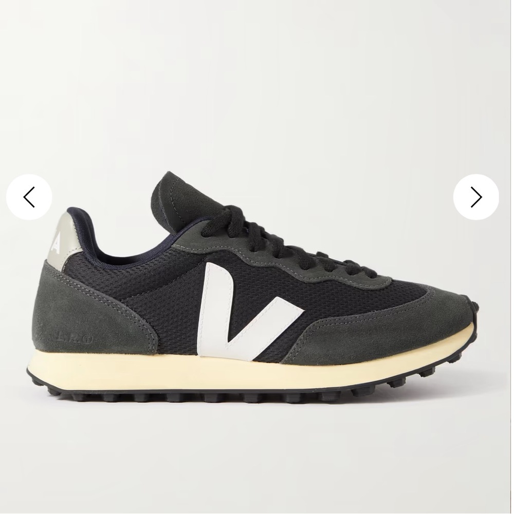 Veja Rio Branco Leather-Trimmed Alveomesh and Suede Sneakers